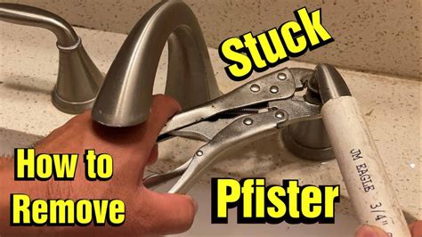 If you can’t find one, the. . How to remove pfister kitchen faucet handle